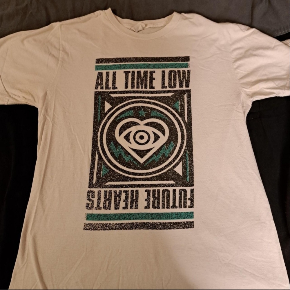 All Time Low "Future Hearts" White Hot Topic T-shirt